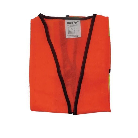 Reflective Polyester Safety Vest Orange 2XL